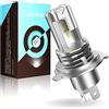 KOYOSO H4 LED 5000LM 25W Lampadine Compatibile 12V Moto Scooter Abbaglianti e Anabbaglianti, Confezione da 1