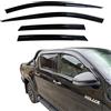 AUTO CLOVER Set di deflettori d'aria per Toyota Hilux 2016+ Double Cab (4 pezzi)
