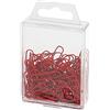 Wedo 901244200 Graffette (in metallo, 27 mm, con rivestimento in plastica) 100 pezzi Rot