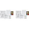 Favorit 100460110 - Buste Senza Foratura Upocket,25 Pezzi, 30 x 42 cm, Trasparente & 100460097 - Buste Senza Foratura Upocket,25 Pezzi, 15 x21 cm, Trasparente