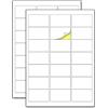 TownStix 50 Fogli, 21 Pezzi per Fogli - Etichette Adesive Stampabili - A4 (63,5 x 38,1 mm)