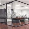 Ambiance Sticker Pellicola Adesiva Per Vetri Privacy - Campo di Fiori e Farfalle - Adesivo Per Schermi Privacy per Finestre e Porte Doccia | H40 x L200 cm
