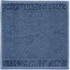 Möve Bamboo Luxe, asciugamano 30 x 30 cm, in 60% cotone, 40% viscosa di cellulosa di bambù, blu