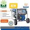 Hyundai HY7000E gruppo elettrogeno Generatore a benzina carrellato 8 Kw 230V