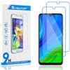 N NEWTOP Pellicola Compatibile con HUAWEI P SMART 2020, GLASS FILM 0.3mm 9H Vetro Temperato Proteggi Schermo Display Anti Urto Protezione (2 Pezzi)