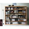 Maronese Acf Composizione Libreria KORA in legno e metallo verniciato da L.181 cm e H.197 cm - 2 moduli