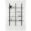 Ponti Terenghi X.Abitare X.ABITAre Libreria a parete Look art. DL2022 con struttura in alluminio da 140 cm - Composizione 5