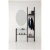 Ponti Terenghi X.Abitare X.ABITAre Libreria a parete Look art. DL2022 con struttura in alluminio da 117 cm - Composizione 10
