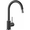 Blanco PRONTA CONSEGNA - Blanco Miscelatore monocomando con doccetta estraibile MIDA-S 1521455 finitura antracite