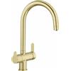 Blanco Miscelatore a 3 vie doppio comando TRIMA 1526695 finitura oro satinato