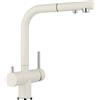 Blanco Miscelatore a 3 vie doppio comando con doccetta estraibile FONTAS-S II 1526947 finitura soft white