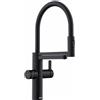 Blanco Miscelatore a 3 vie doppio comando con doccetta estraibile drink.filter EVOL-S Pro 1526636 finitura nero opaco