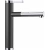 Blanco Miscelatore monocomando con doccetta estraibile LINEE-S 1518438 finitura antracite/cromato