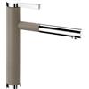 Blanco PRONTA CONSEGNA - Blanco Miscelatore monocomando con doccetta estraibile LINEE-S 1518446 finitura tartufo/cromato