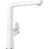 Blanco Miscelatore monocomando con doccetta estraibile AVONA-S 1521280 finitura bianco