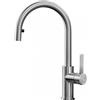 Blanco Miscelatore monocomando con doccetta estraibile CANDOR-S 1523121 finitura acciaio massiccio