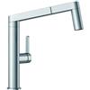 Blanco Miscelatore monocomando con doccetta estraibile PANERA-S 1521547 finitura acciaio massiccio