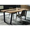 Maronese Acf Tavolo fisso SPRING con struttura in metallo e piano in rovere da L.200 cm