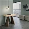 Itamoby Consolle allungabile Diamante in nobilitato e talaio in ferro da 90x40(290) cm