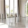 Ponti Terenghi X.Abitare X.ABITAre Tavolo fisso Romolo art. S64 con gambe a scelta e piano in cristallo da 240x110 cm - 6 Gambe