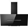 Elica Cappa a parete SHY-S BL/A/90 PRF0166933 finitura vetro nero da 90 cm