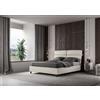 Ityhome Letto matrimoniale Nandy in similpelle da 160 cm