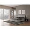 Ityhome Letto matrimoniale Demas in nobilitato da 160 cm