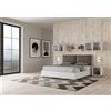 Ityhome Letto matrimoniale Egos Antea in nobilitato e similpelle da 160 cm