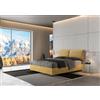 Ityhome Letto matrimoniale Mados in tessuto Aragona 3 da 160 cm