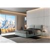 Ityhome Letto matrimoniale Mados in tessuto Aragona 7 da 160 cm