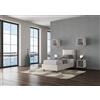 Ityhome Letto singolo Antea in similpelle da 80 cm