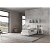 Ityhome Letto singolo Annalisa in similpelle da 80 cm