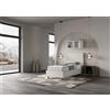 Ityhome Letto singolo Sunny in similpelle da 90 cm