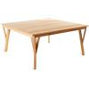 Unopiù Tavolo fisso SYNTHESIS in teak da 150x150 cm