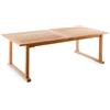 Unopiù Tavolo allungabile CHELSEA in legno teak da 217(297)x102 cm