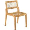 Unopiù Sedia impilabile SYNTHESIS in teak e fibra sintetica WaProLace - Con o senza cuscino - IN PROMOZIONE FINO AL 29/06