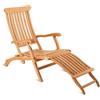 Unopiù Chaise longue pieghevole CHELSEA in teak - Con o senza cuscino