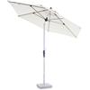 Unopiù Ombrellone LIPARI in alluminio con telo in poliestere da Ø280 cm - Con base di pietra serena - IN PROMOZIONE FINO AL 6/07