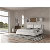 Ityhome Letto super king Appia in similpelle da 200 cm