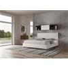 Ityhome Letto super king Sunny in similpelle da 200 cm