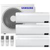 Samsung Climatizzatore Trial Split Inverter Windfree Avant 9000+12000+12000 BTU R32 AJ068TXJ3KG