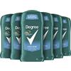 Degree Men Dry Protection Antiperspirant & Deodorante, Cool Rush 6 Pack of 6 by Degree Men