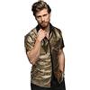 Boland - Camicia Disco, Oro, Camicia Disco Diamond, Camicia da uomo a manica corta, Camicia da uomo, Top, Camicia da festa per Carnevale o feste con motto