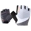 Ziener CENDAL - Guanti da ciclismo da donna, traspiranti, ammortizzanti, antiscivolo, colore grigio melange, 6