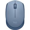 Logitech M171 Mouse Wireless per PC, Mac, Laptop, 2,4 GHz con Mini Ricevitore USB, Tracciamento Ottico, Durata della Batteria di 12 mesi, Ambidestro - Grigio