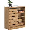 SoBuy Credenza Scarpiera con anta scorrevole Armadio ingresso FSB65-N