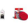 SONAX Polish & Wax Color White Polish con Pigmenti Colorati e Componenti in Cera, 500 ml, Articolo Numero 02960000-820 & Applicatore in Spugna Super Soft per la Distribuzione Liscia e Delicata di Cere