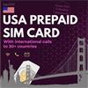 travSIM Scheda SIM USA | T-Mobile | dati da 50 GB, chiamate nazionali illimitate e SMS | La scheda SIM per gli Stati Uniti offre chiamate illimitate a 30 paesi | Valida per 14 giorni