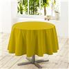 Douceur d'Intérieur ESSENZIALE NAPPE TONDA, MIELE, (0) 180 CM