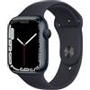 Apple Watch Series 7 Alluminio 45 mm (2021) | GPS + Cellular | Mezzanotte | Cinturino Sport Mezzanotte